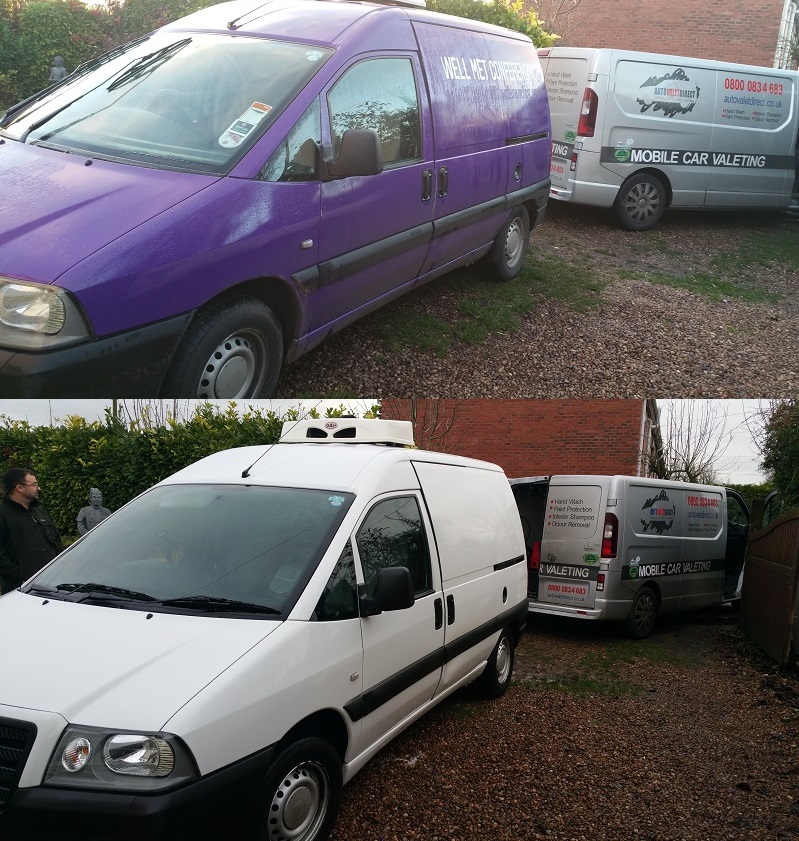 removal wrap citroen dispatch undertaken signwriting decal graphics services disliked bought second purple hand
