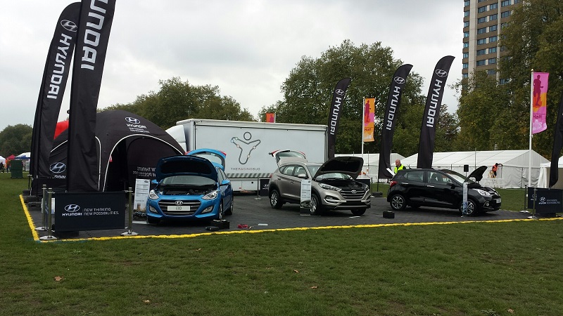 Autovaletdirect with Hyundai at the London Half Marathon