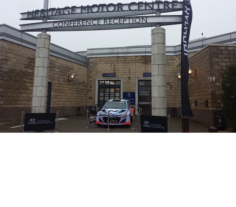Autovaletdirect and the new Hyundai i20 at the British Heritage Museum