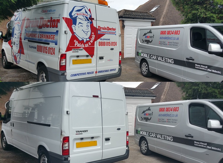 Vehicle graphics and sign writing removal