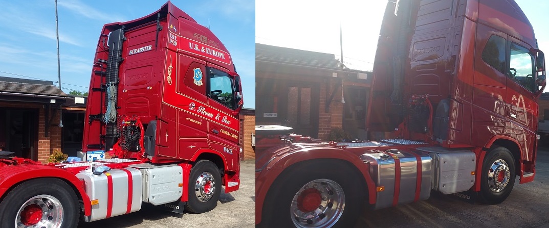HGV Lorry and Truck sign writing graphics and wrap removal