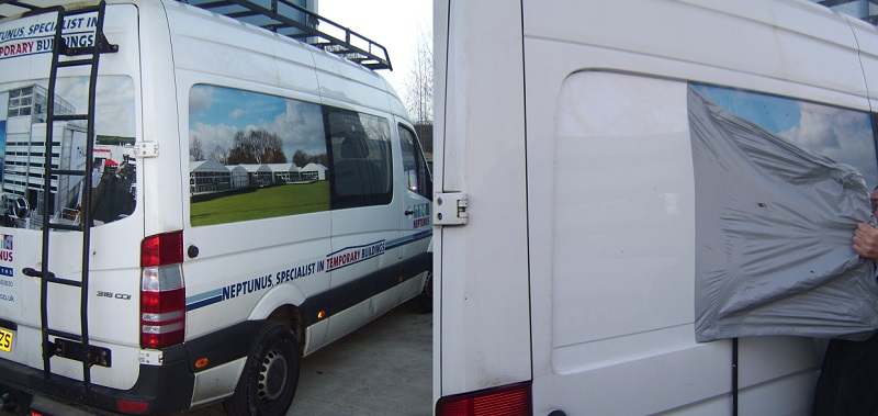 Vehicle graphics and sign writing removal Isle of Wight